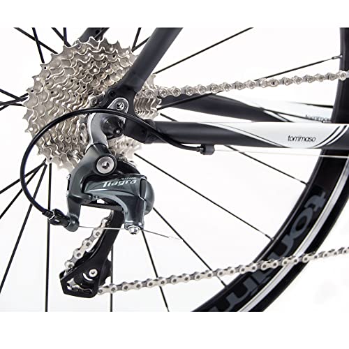 Tommaso Monza Lightweight Aluminum Road Bike - Black