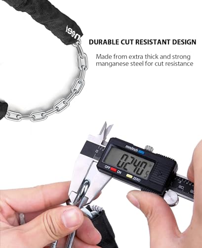 Sportneer High Security 5-Digit Bicycle Chain Lock