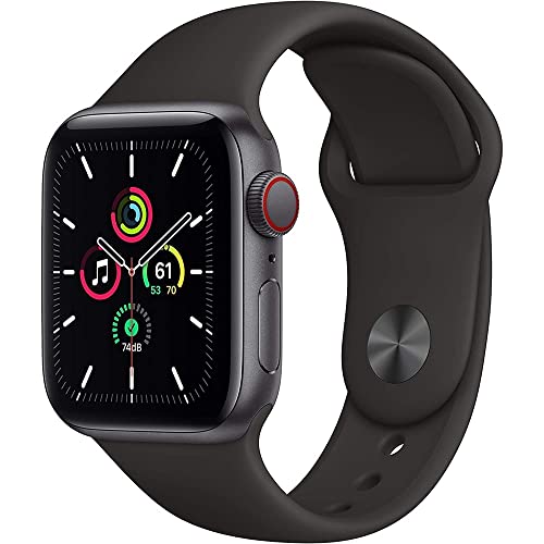 Apple Watch SE 44mm Space Gray with Black Band
