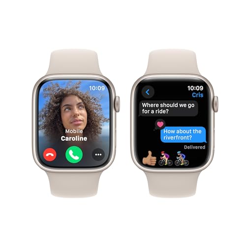 Apple Watch Series 9 GPS 45mm Starlight Bundle