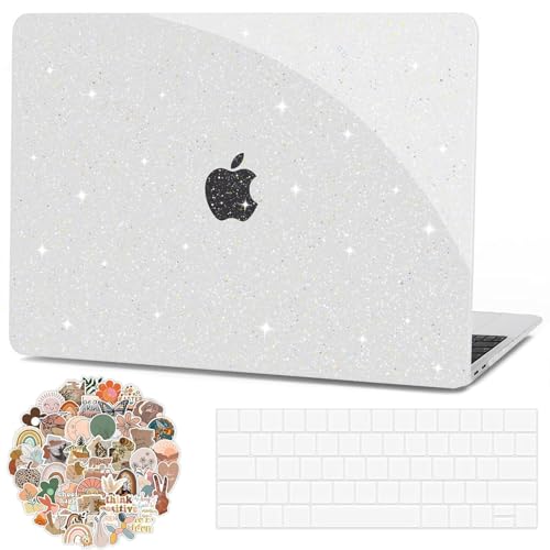Sparkly Clear MacBook Air Case with Keyboard Cover
