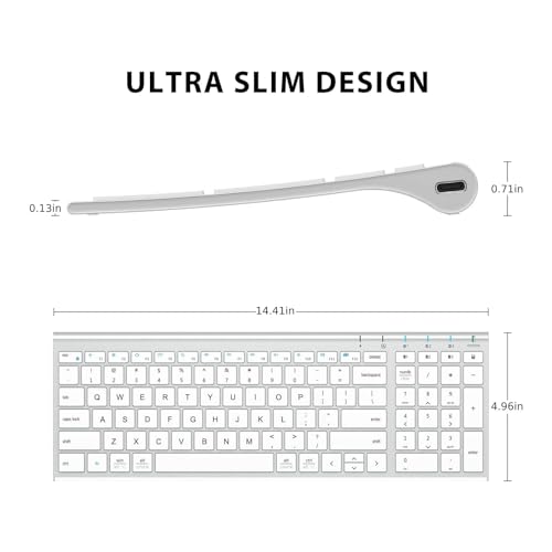 iClever BK10 Bluetooth Keyboard for Multiple Devices