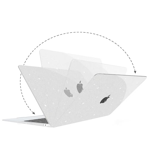 Sparkly Clear MacBook Air Case with Keyboard Cover