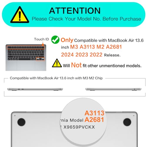 MOSISO Sage Green Hard Shell Case for MacBook Air