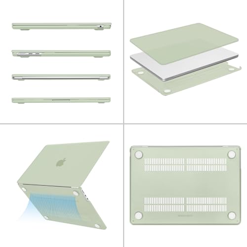 MOSISO Sage Green Hard Shell Case for MacBook Air