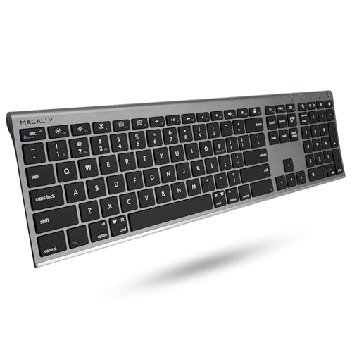 Macally Wireless Bluetooth Keyboard for Mac & iOS
