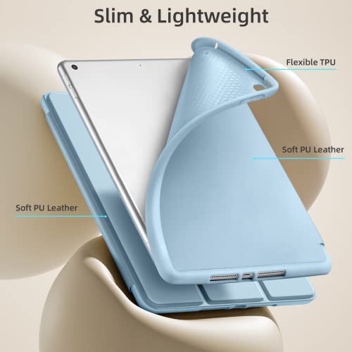 Sky Blue Protective Case for iPad 10.2 Inch