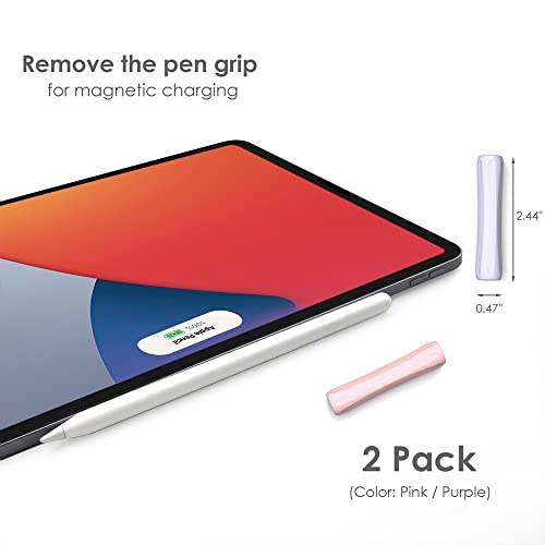 Ergonomic Grip Holder for Apple Pencil 2-Pack