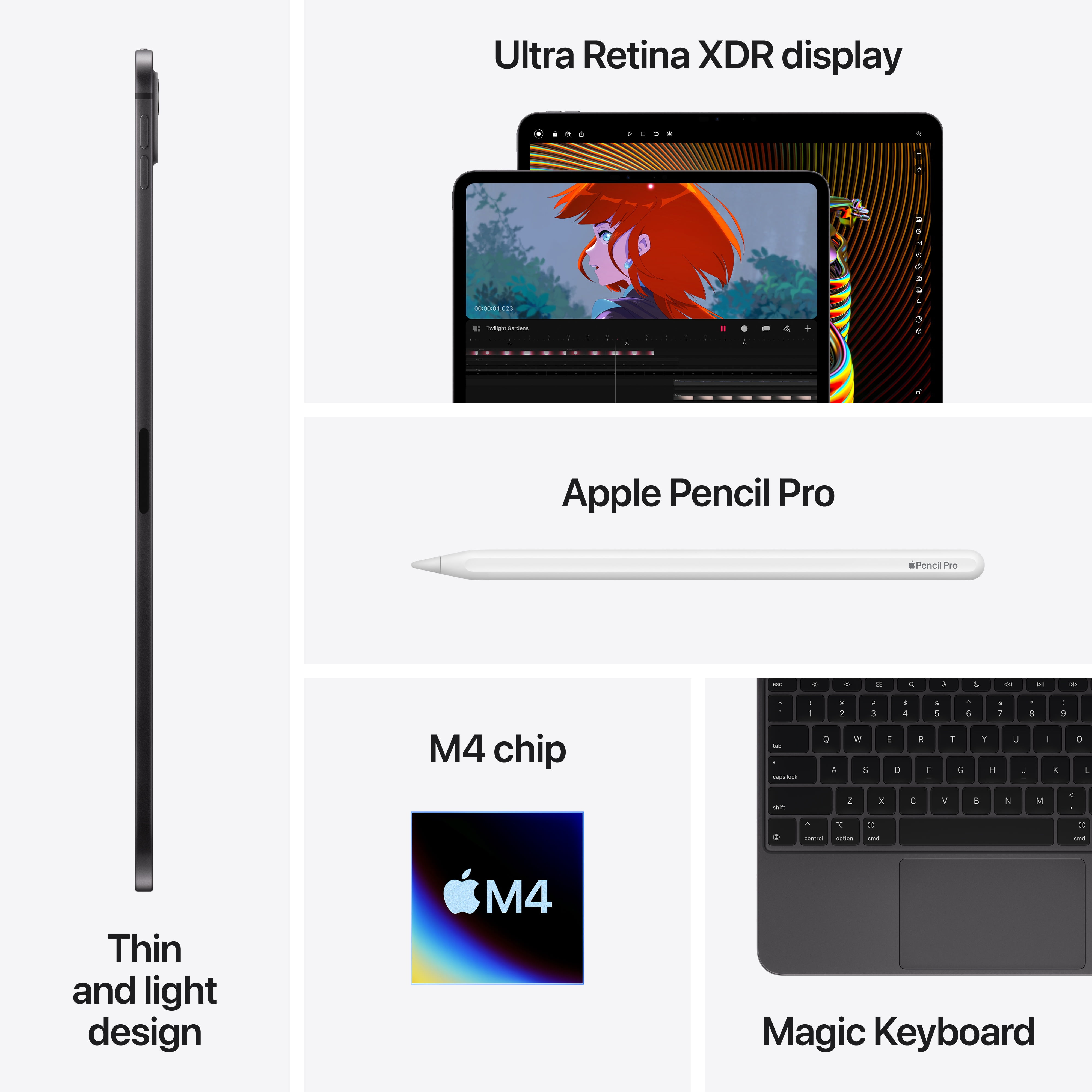 2024 Apple iPad Pro 11-inch M4, Custom Options