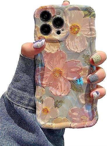 EYZUTAK Colorful Retro Floral iPhone 13 Pro Max Case