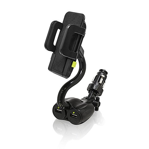 Bracketron TekGrip 12V Phone Holder with Charging Ports