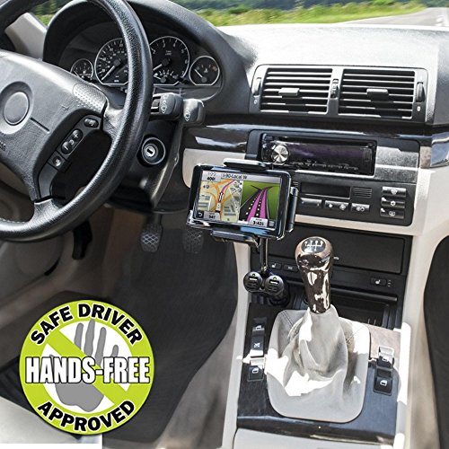 Bracketron TekGrip 12V Phone Holder with Charging Ports