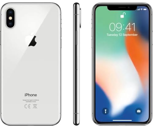 Apple iPhone X - 64GB Unlocked, Silver