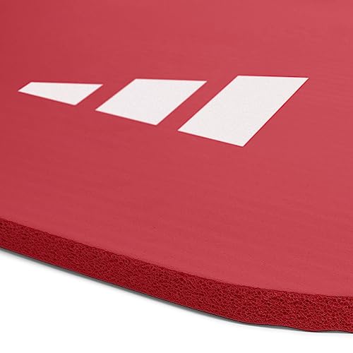 7mm Red Yoga Mat for Comfort and Support
