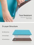 Eco-Friendly Non-Slip Yoga Mat with Alignment Guide