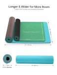 Eco-Friendly Non-Slip Yoga Mat with Alignment Guide