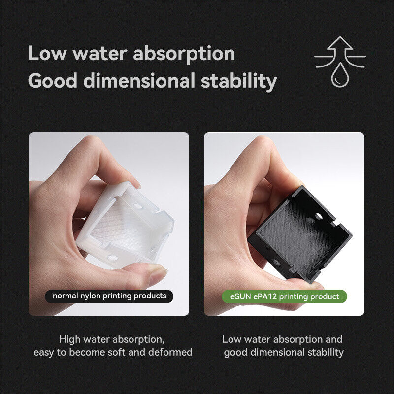 eSUN 1.75mm Carbon Nylon Filament for 3D Printing