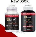 Qunol Ultra CoQ10 100mg Softgels for Heart Health