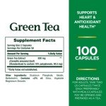 Nature's Bounty Green Tea Extract 315 mg, 100 Caps