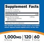 Nutricost Bacopa Monnieri 1000mg 120 Capsules