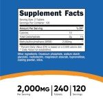 Nutricost MSM Tablets 2000mg, 240 Count