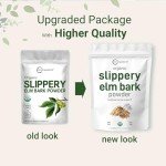 Organic Slippery Elm Bark Powder for Throat Relief