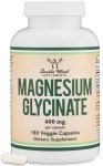 Magnesium Glycinate 400mg – 180 Vegan Capsules