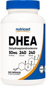 Nutricost DHEA 50mg - 240 Capsules, Non-GMO