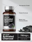 Activated Charcoal Capsules from Coconut Shells 780mg