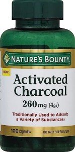 Nature's Bounty Activated Charcoal 260 mg Capsules