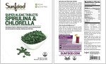 Sunfood Spirulina & Chlorella Algae Tablets - 456 Count