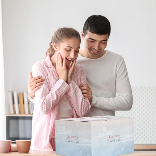 Soy Wax Kit with Wicks, Stickers, and Tools