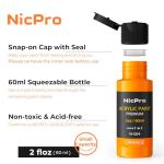 Acrylic Paint Set with 24 Colors and Brushes