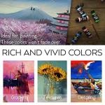 36 Color Acrylic Paint Set with Brushes