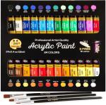 24 Colors Paint DIY Acrylic Paint Set for Hobby Model Painting Artists