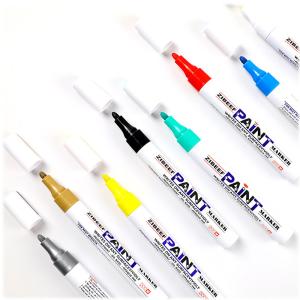 12 Colors Paint Markers Oil-based Art Pens Waterproof for Rubber Cloth Glass US