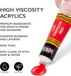 24 Colors Paint DIY Acrylic Paint Set for Hobby Model Painting Artists