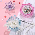 Patelai 3 Shape Resin Candle Holder Mold Flower Lotus Candlestick Epoxy White 