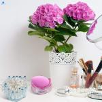 Patelai 3 Shape Resin Candle Holder Mold Flower Lotus Candlestick Epoxy White 