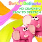 MuseLuxe Air Dry Clay - 32 Colors Modeling Clay Kit with 3 Sculpting Tools,Safe & Non-Toxic,DIY Magic Gifts Toys for Boys,Girls,Kids