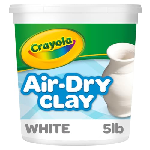 Crayola Air Dry Modeling Clay, White, 5 lbs