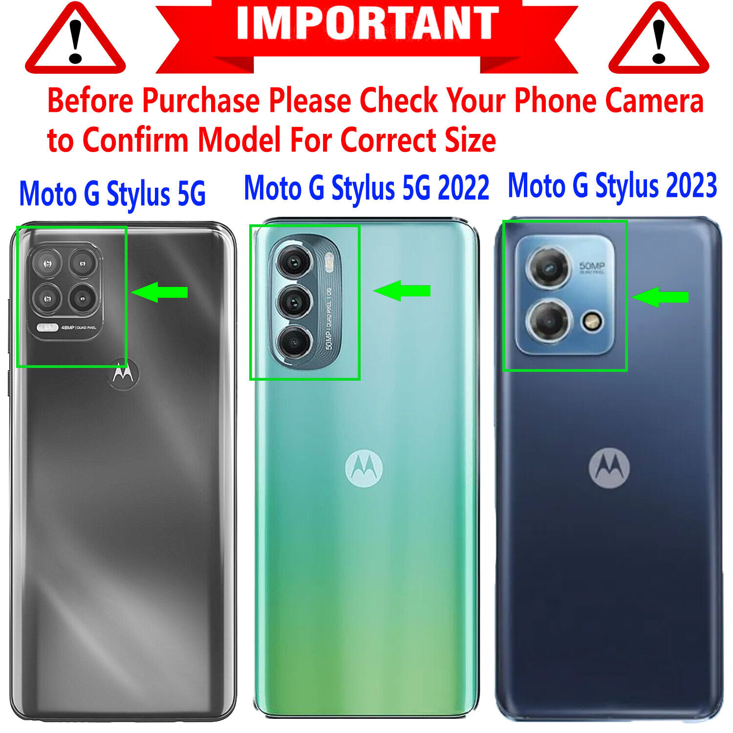 Motorola Moto G Stylus 5G Case with Stand and Glass