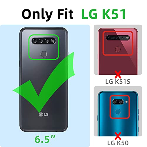 LG K51 Glitter Crystal Phone Case with Kickstand