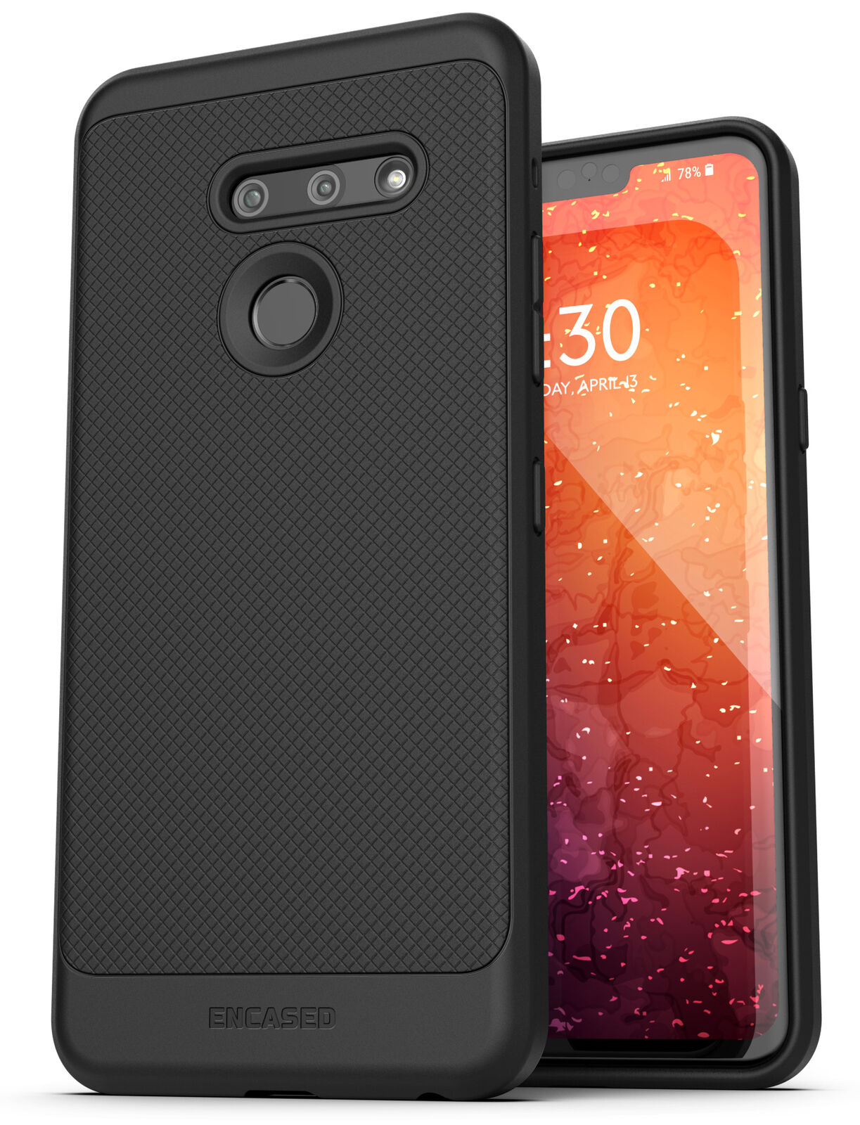 LG G8 ThinQ Slim Fit Flexible Case - Black