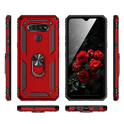 TJS LG K51 Phone Case with Screen Protector