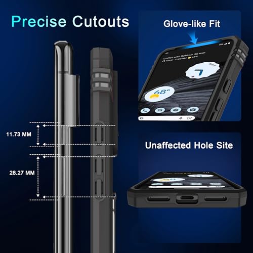 DEERLAMN Google Pixel 8a Case with Kickstand