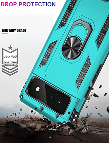IKAZZ Heavy Duty Shockproof Case for Google Pixel 6