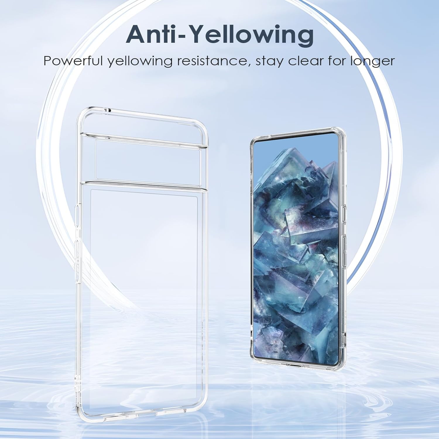 Qoosea Clear Tough Case for Google Pixel 8A