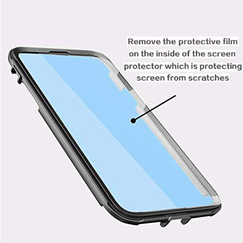 Rugged Shockproof Phone Case with Clip and Screen Protector
