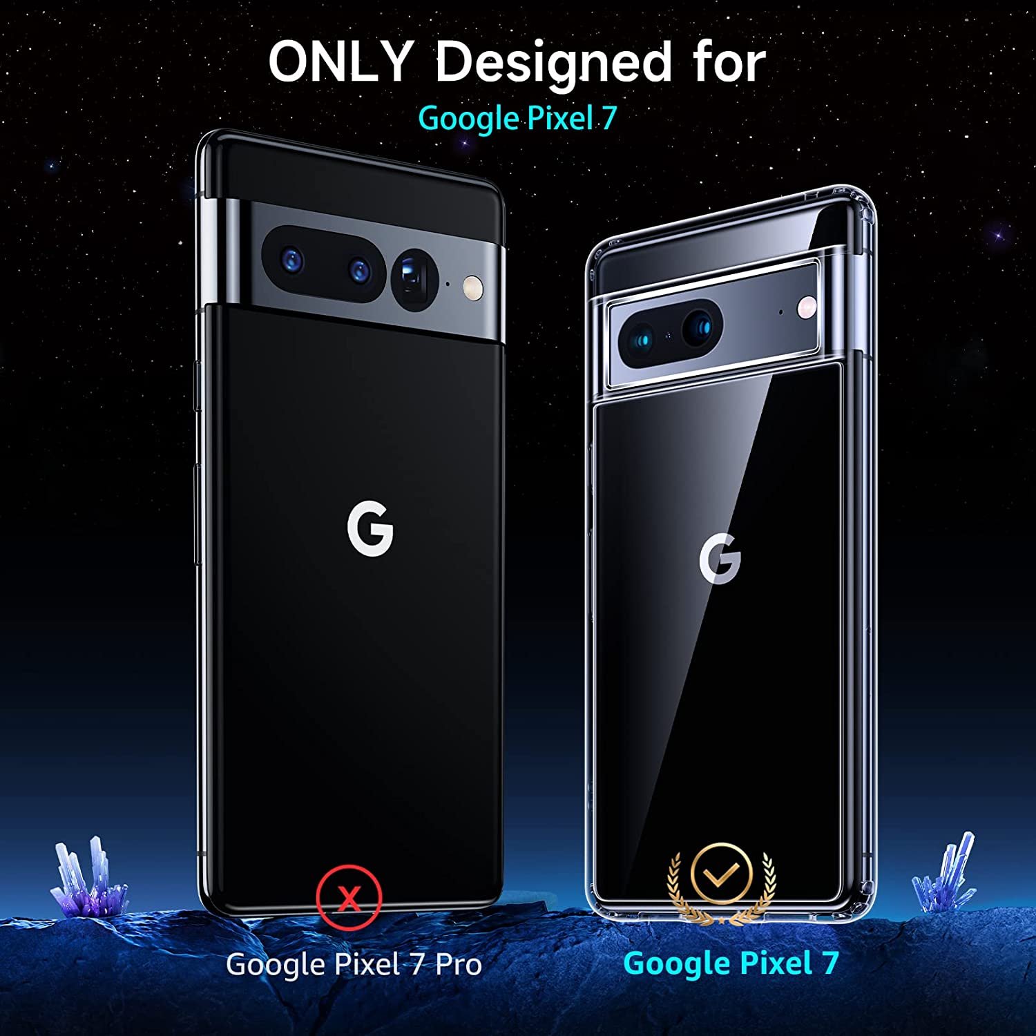 Google Pixel 7 8 Pro 5G Clear TPU Case